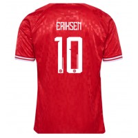 Fotbalové Dres Dánsko Christian Eriksen #10 Domácí ME 2024 Krátký Rukáv